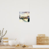 Poster Londres - Millennium Bridge (C) de Londres, Waterc (Cuisine)