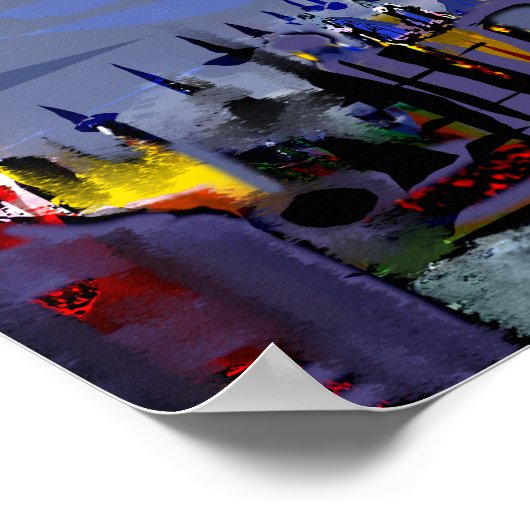 Poster Londres panoramique (Coin)