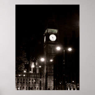 Poster Londres par nuit