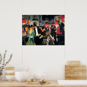 Poster Londres, Piccadilly (Cuisine)