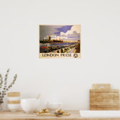 Poster LONDRES PRIDE GWR Great Western Railways Old Rail (Cuisine)