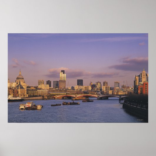 Poster Londres Skyline (Devant)