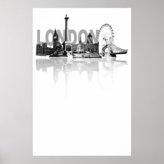 Poster Londres Skyline