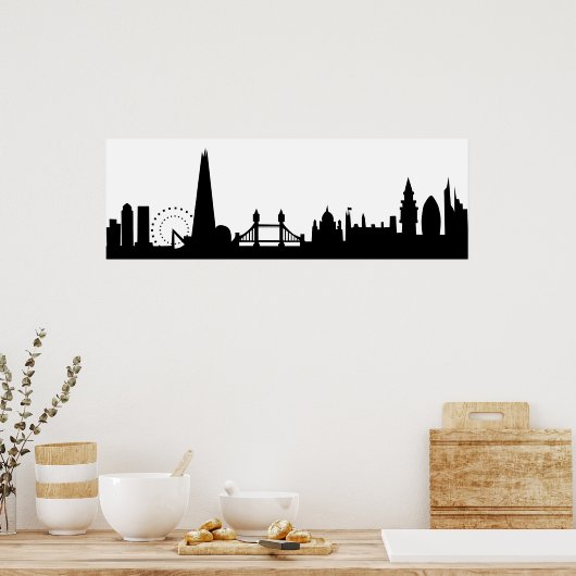 Poster londres skyline deco (Cuisine)