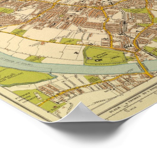 Poster Londres Sud-ouest (Coin)