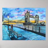 Poster Londres Thames (Devant)