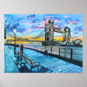 Poster Londres Thames