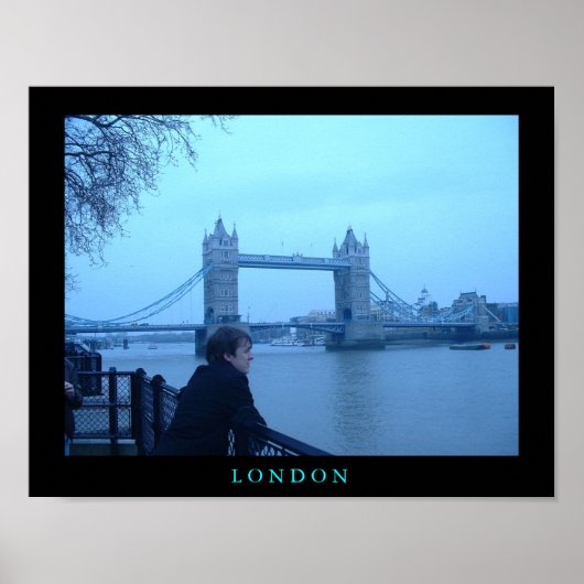 Poster Londres - Tower Bridge (Devant)