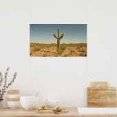 Poster Lone Cactus (Cuisine)