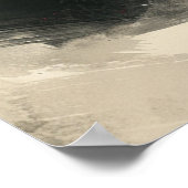 Poster Lone Samurai – Red Sun Japanese Ink Art (Coin)