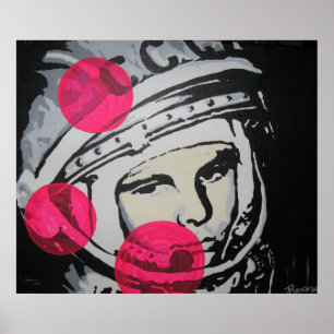 poster "Lonely Cosmonaut"