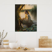 Poster Lonely Girl's Surreal Lake Encounter (Cuisine)