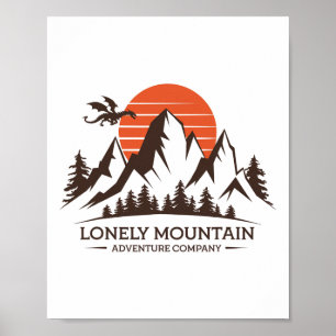 Poster Lonely Mountain - Adventure Company - Voyage d'Ima