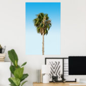 Poster Lonely palm tree (Bureau à domicile)