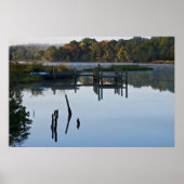 Poster Lonely River Dock (Devant)