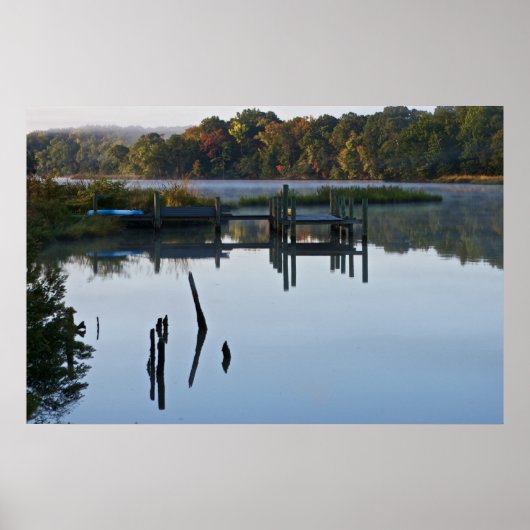 Poster Lonely River Dock (Devant)
