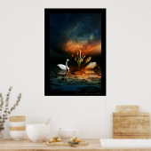 Poster Lonely Swan (Cuisine)