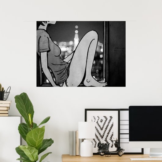 Poster Lonely Thoughts (Bureau à domicile)