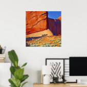 Poster "Lonesome Journey" Art occidental de Maynard Dixon (Bureau à domicile)