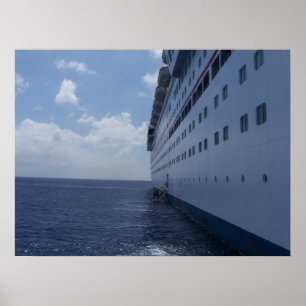 Poster Long bateau