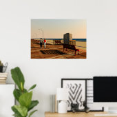 Poster Long Beach Boardwalk, Long Island, New York (Bureau à domicile)