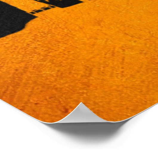 Poster Long Beach California Gold Skyline (Coin)