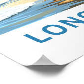 Poster Long Beach California Travel Print (Coin)