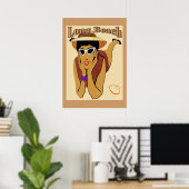 Poster Long Beach, Lady on Beach (Bureau à domicile)