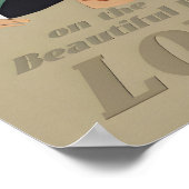 Poster Long Beach Long Island New York South Shore Retro (Coin)