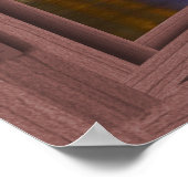 Poster Long Beach Skyline At Night Ouvrir la fenêtre Post (Coin)