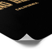 Poster Long Beach Sports College Style Sur Long Beach (Coin)