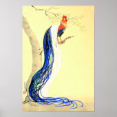 Poster Long coq à plumes Ono Bakufu années 1950 (Devant)