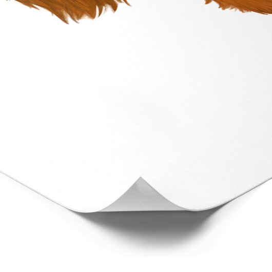 Poster Long Haired Dachshund avec Josh Billings (Coin)