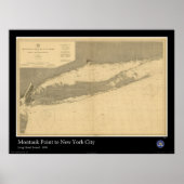 Poster Long Island Sound - 1899 (Devant)
