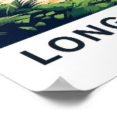 Poster Long Island The Bahamas Travel Print (Coin)