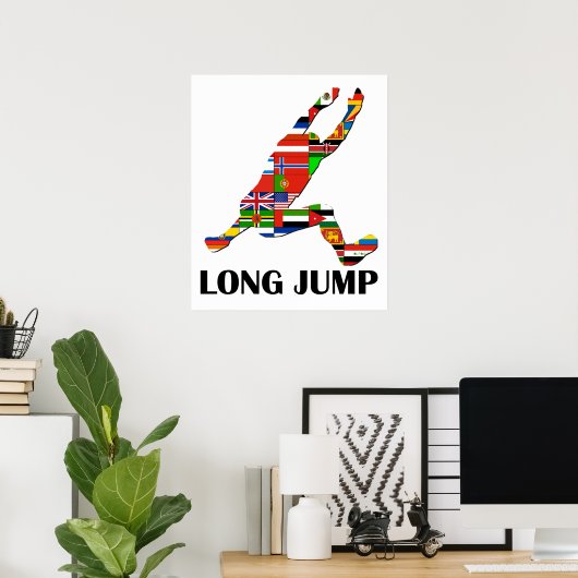 Poster Long Jump (Bureau à domicile)
