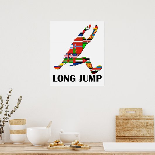Poster Long Jump (Cuisine)