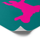 Poster Long Jumping Pop Art (Coin)