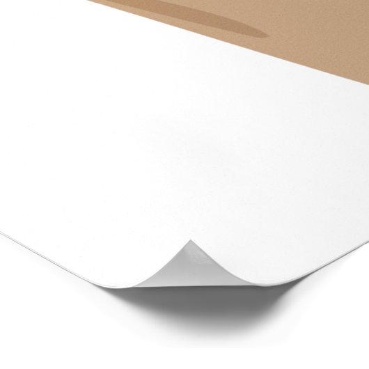 Poster Long manteau de printemps (Coin)