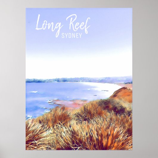 Poster Long Reef Plages du nord sydney (Devant)