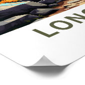 Poster Long Trail Vermont Travel Print (Coin)