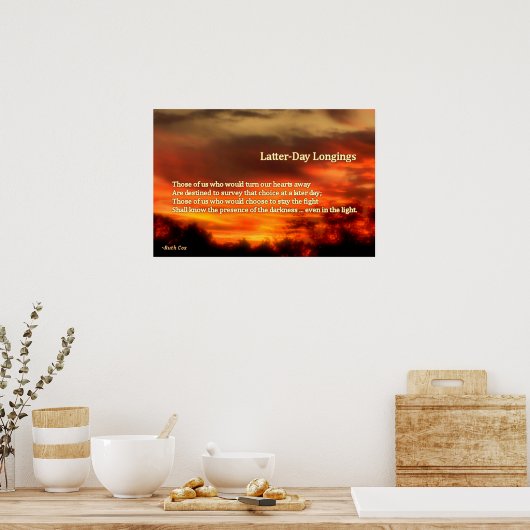 Poster Longages des derniers jours (Cuisine)