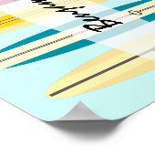 Poster Longboards vintage (Coin)