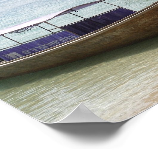 Poster Longboat Thaïlande (Coin)