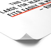 Poster Longer dans mon coeur Rumi Citation murale Impress (Coin)