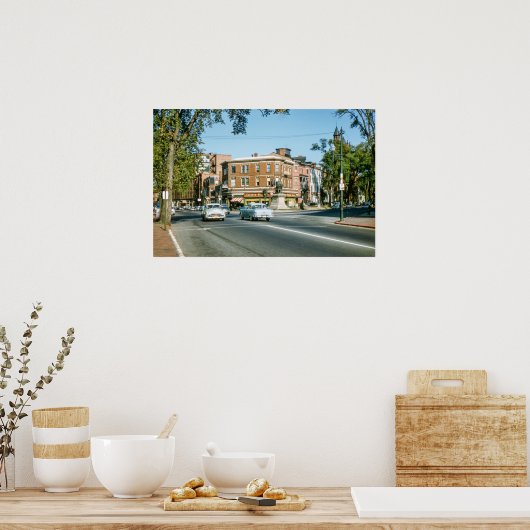 Poster Longfellow Carré, années 50 (Cuisine)