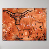 Poster Longhorn II (Devant)