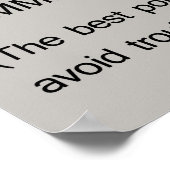 Poster L'ongle qui sort se fait marteler (Coin)