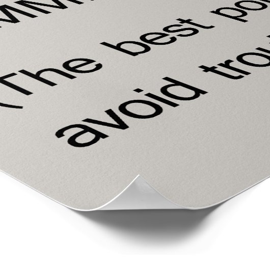 Poster L'ongle qui sort se fait marteler (Coin)