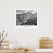 Poster Longs Peak Belle Rocheuse Rocheuse Rocheuse Rocheu (Cuisine)